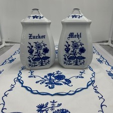 2-tlg. Zwiebelmuster Porzellan
