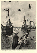 AK Bremerhaven, Ankunft der Fischdampfer im Fischereihafen  (Nr. 3009)
