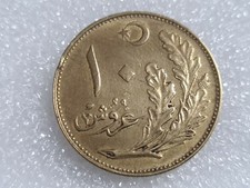 Münze Coin 10 Kurus Türkei Osmanli Ottoman Atatürk 1926 Ilk Miladi Yil B-9-17