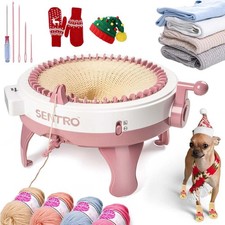 48 Nadeln Smart Weaving Loom Strickmaschine Kinder Strickbrett Rotierender DIY