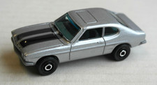 Matchbox 1970 Ford Capri silbermetallic Oldtimer MBX Mattel Auto Klassiker ´70