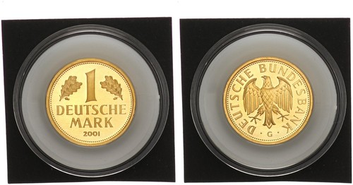 Brd goldmark 2001 1 dm - g,