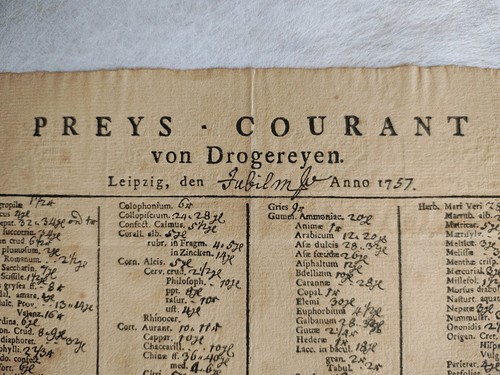 1757 blatt preys courant - 1757,