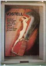 Vostell, 25 Jahre Zeichnungen 1952-1976, Poster, Plakat, Dortmund,signiert, 1977