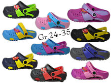Jungen Mädchen Clogs NEU Hausschuhe Slipper Schlappen Schuhe Puschen @2713