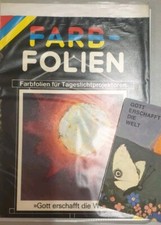 12 Farbfolien, Gott erschafft