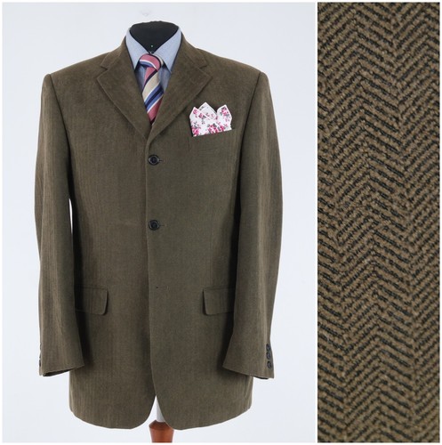 Herren fischgrät blazer - fischgrät, 44r