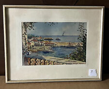 Wunderschöne Bild Hinterglas Mallorca, Holzrahmen 30 x 30 cm (H x B) Signiert