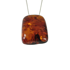 Halskette mit Cognac-Bernstein