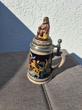GERZ Keramik Bierkrug Krug mit