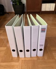 5x weiße Ordner / Ringordner