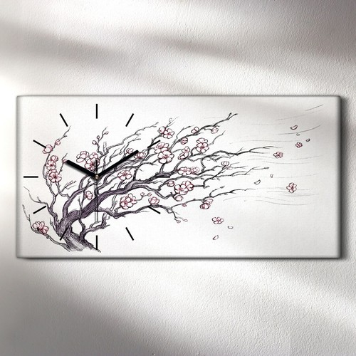 Wohnzimmer bild leinwand - leinwand, uhr