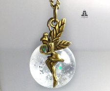 Schneekugel Kette Engel