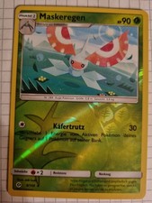 Pokémonkarte Maskeregen 8/149 Reverse Holo Sonne & Mond SELTEN Original 