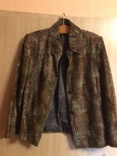 Animal Print Jacke, hochwertig, Größe L, ca. 42/44
