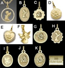 Schutzengel Anhänger Gold 333