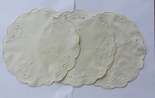 Deckchen 28cm rund - -,