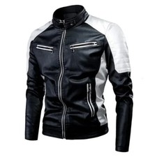 Chaqueta De Cuero Para Moto De