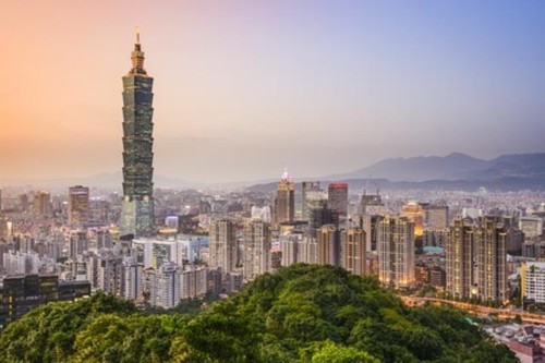 Wandbild skyline von taipeh - von,