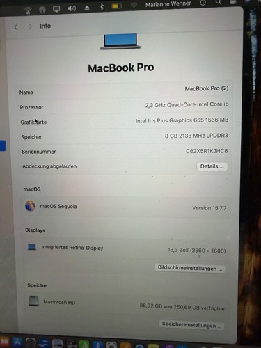 Apple macbook pro zoll - pro,