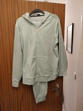 Hausanzug Gr. 44/46 (L) von Tchibo , salbei, Nikkistoff N E U