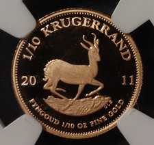 Südafrika Krügerrand - Goldmünze - Krügerrand 1/10 Oz Gold - 2011