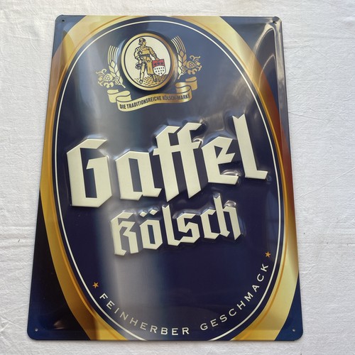 Gaffel kölsch blechschild - gaffel,