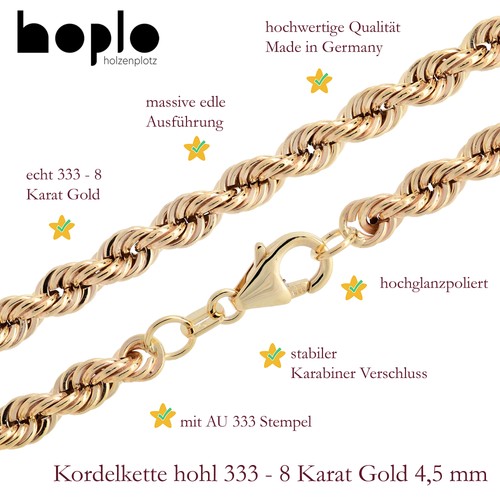 Edle kordelkette halskette - halskette,