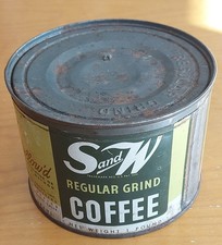 alte Blechdose 2. WK, Kaffeedose amerikan.
