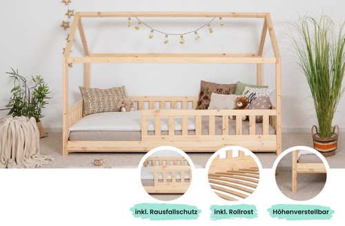 Ticaa kinderbett hausbett - kinderbett,