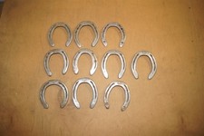 10 echte***  kleinere  ***getragene Hufeisen zum basteln und schweißen