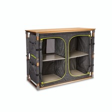 XXL Camping Schrank Faltschrank Campingküche Küche Aufbauschrank grau/grün NEU