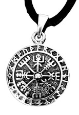 Wikingerkompass Anhänger 925