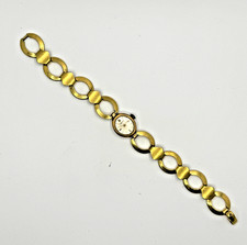 Exklusive DUGENA Damenarmbanduhr 70s American Double vergoldet Vintage Modernist