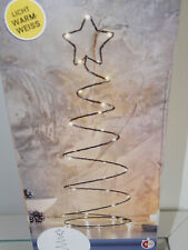 LED Weihnachtsbaum Casa Deco Weihnachten X-Mas warmweiß Metall