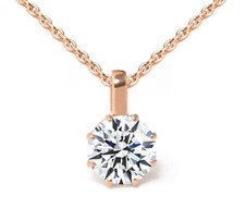 Brilliant necklace in 585 rose