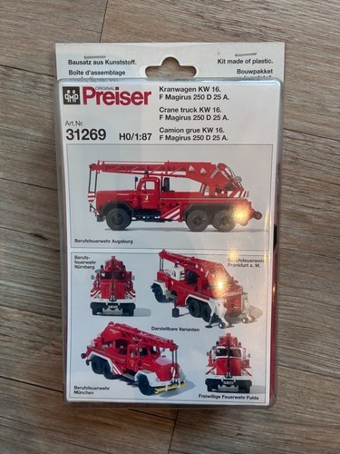 Preiser 31269 kranwagen - preiser, kw