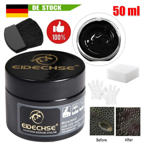 Leder reparatur set schwarz - leder, 50