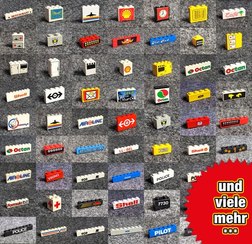 Lego steine aufkleber 1x1 - lego, m.