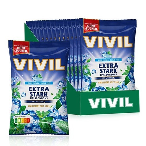 Vivil extra stark halsbonbons - vivil,