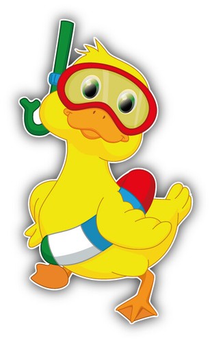 Ente entchen tauchermaske - entchen,