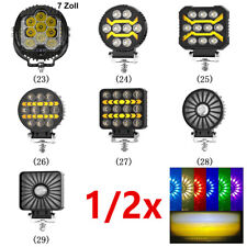 2X LED Arbeitsscheinwerfer Light Bar Offroad Flutlicht Strahler 12V 24V SUV Auto