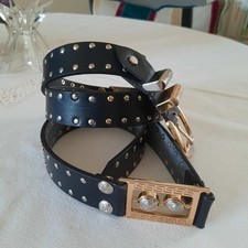 Leder Gürtel Metall italy Maße siehe Foto 100 105