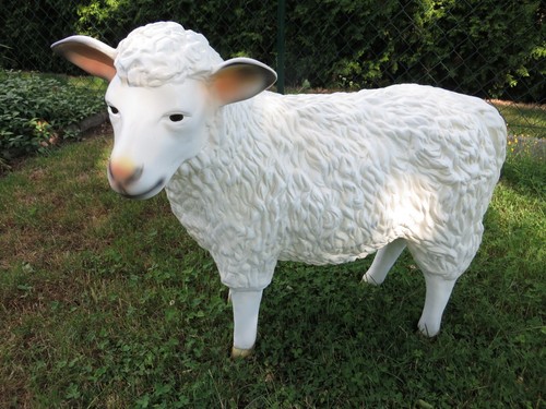 Schaf deko figur 74x60cm - schaf,