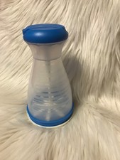 Tupperware Combi-Plus Puderfee blau-klar Puderzucker-Mühle Kegel-Form  gut
