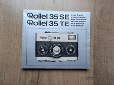 ++ Handbuch Rollei 35 SE/TE - schöner Zustand, kaum Gebrauchsspuren ++