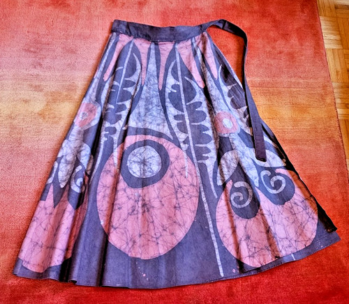 Maxirock wickelrock batik - wickelrock,