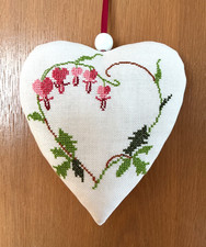 Deko Herz Kreuzstich Sticken
