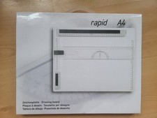Zeichenplatte rapid Profil A 4, ZEICHENBRETT A 4 + SENKRECHT MASSSTAB