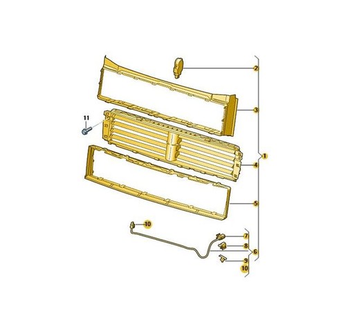 Original frischluftklappe - original,